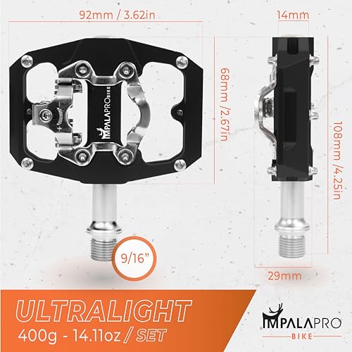 Kombipedal Impalapro – Klickpedale mit Doppelfunktion SPD und Plattform