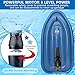 vnmudzeo Water Sports Enthusiasts Inflatable Jet Ski Kit,3-11 km/h Adjustment,500 w 700 w Underwater Swimming Booster,Brushless Motor Motorboat+700Wpro16AThruster