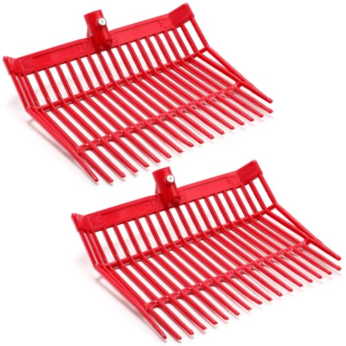 Lasnten Manure Fork Replacement Head, 18 Tines...