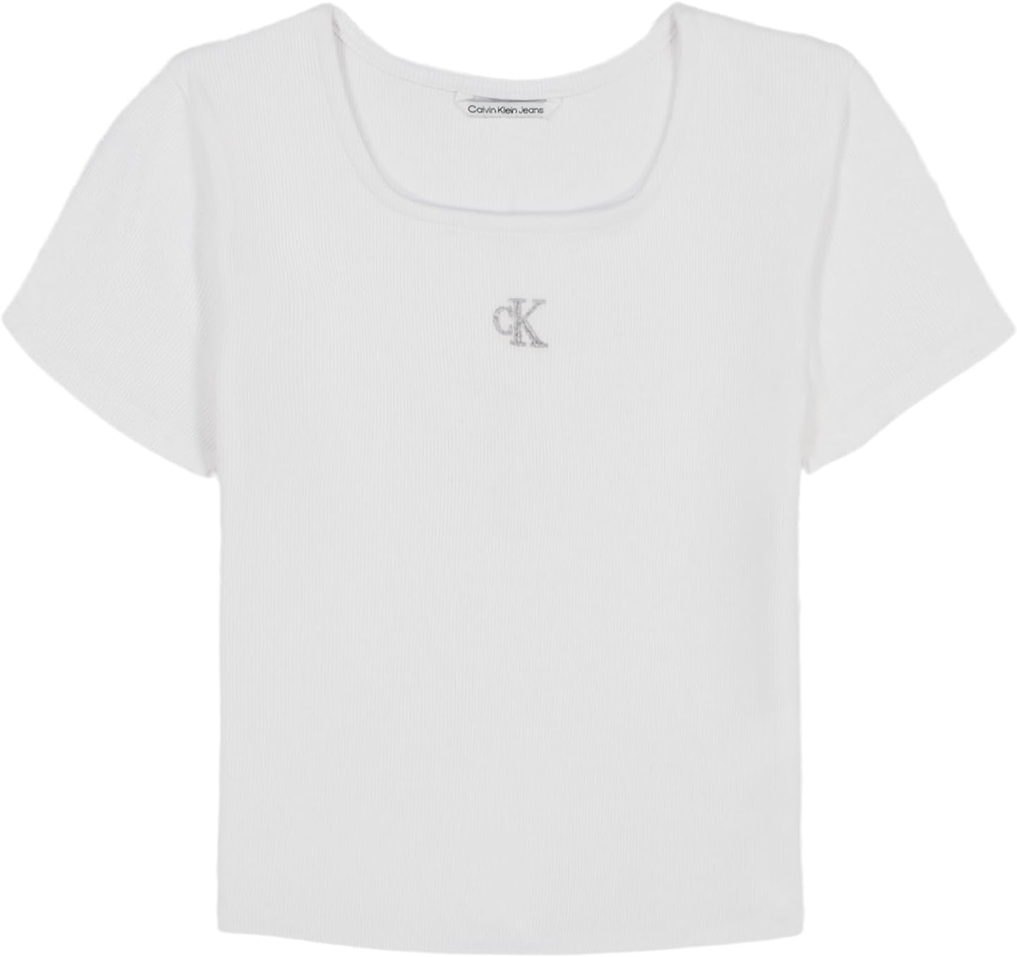 Calvin Klein Girls Short Sleeve Babydoll T-Shirt, Soft & Comfortable