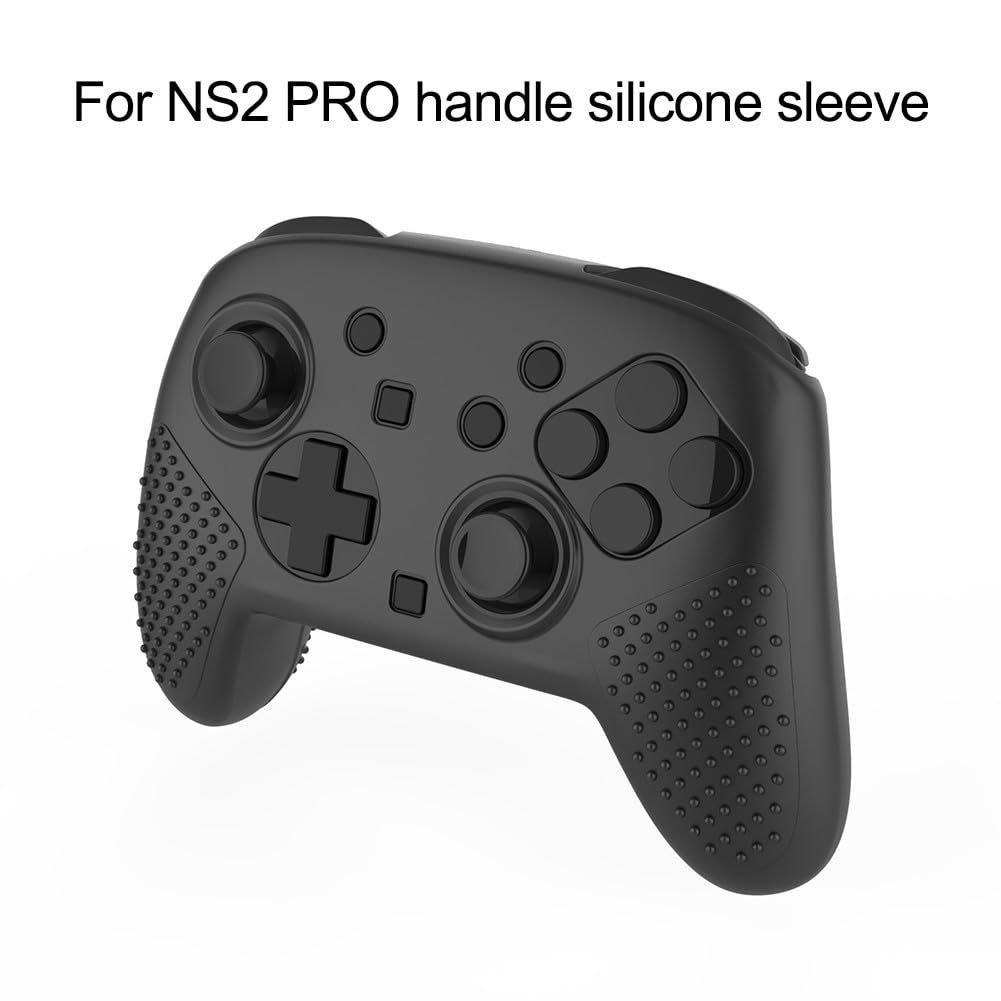 Copertura per controller in silicone Switch2 per Pro, impugnatura antiscivolo con ventilazione, pulsanti e porte precisi, confezione da 3 in nero/blu/rosso