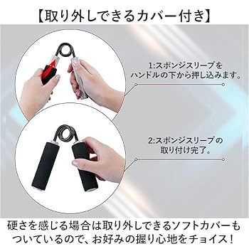 Amazon.co.jp: ハンドグリップ 握力 トレーニング ハンド