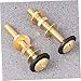 OSALADI 4pcs Brass Toilet Closet Bolts Nuts Washers Set Toilet Bolt Kit for Heavy Duty Plumbing Tool