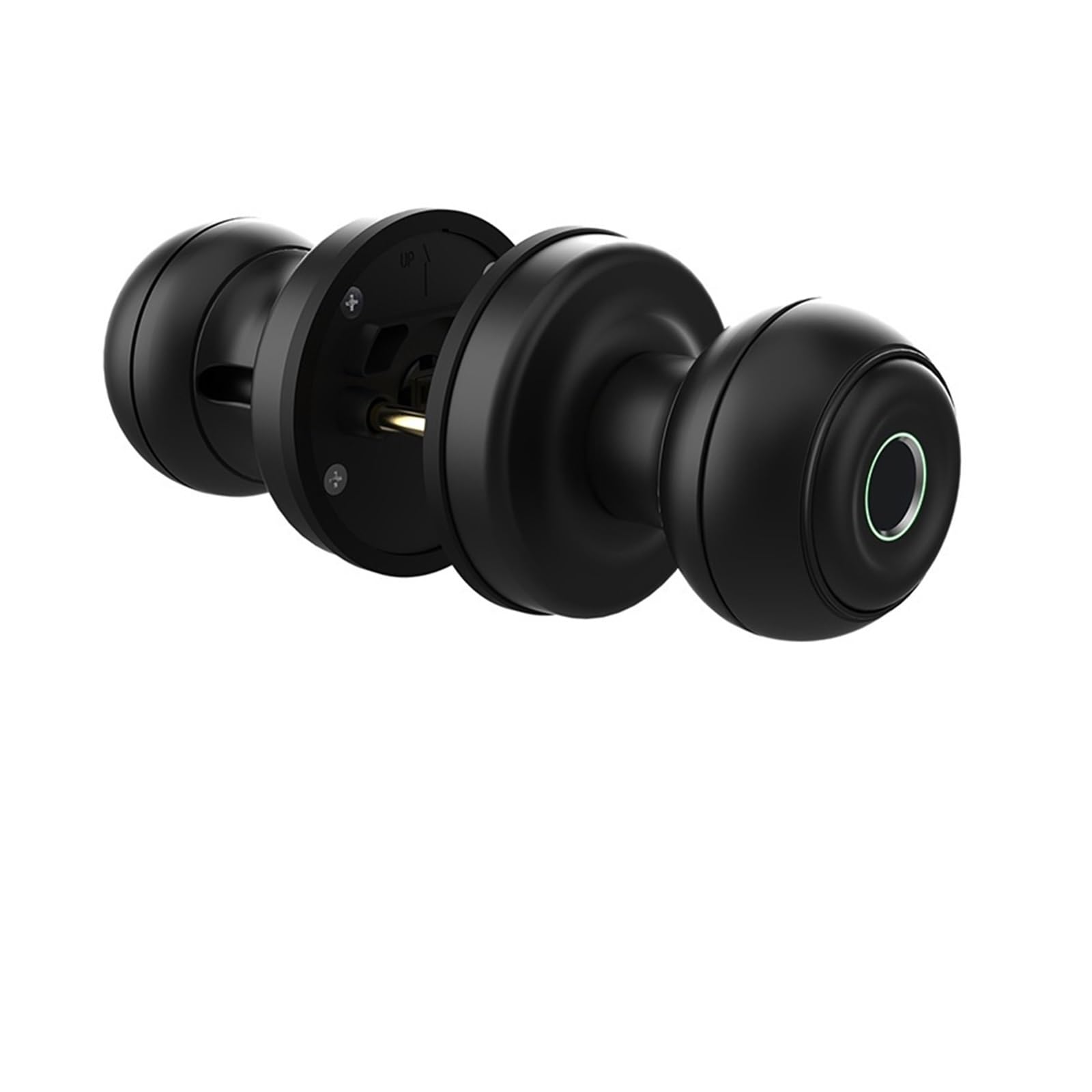 JVDDI Smart Door Handle, Fingerprint Door Knob,Biometric Smart Lock Control for Bedroom,Office,Apartment,Hotel,Cloakroom(Nero)