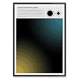 Quantum Entanglement Print, Quantum Physics Poster, Science Wall Art for College Hall, Lab or Classroom