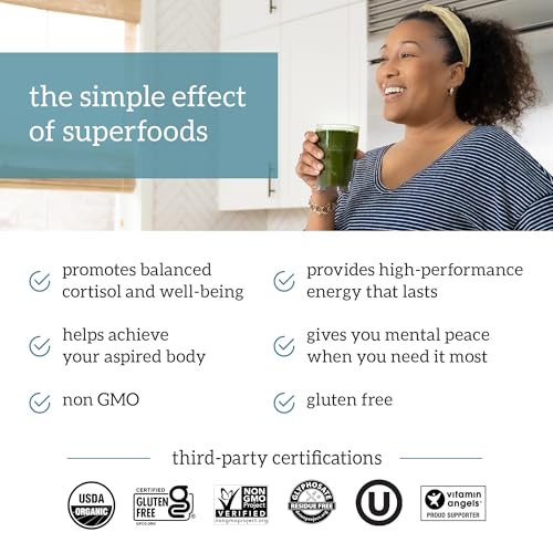 Best Greens Powders for Women Over 50: Your Complete Guide to Energy, Bone Health, and Vitality 14 Organifi Green Juice - Powder Supplement with Organic Spirulina, Ashwagandha, and Chlorella - Helps Achieve Fitness Goals and Reduce Cortisol Levels, 30-Day Supply