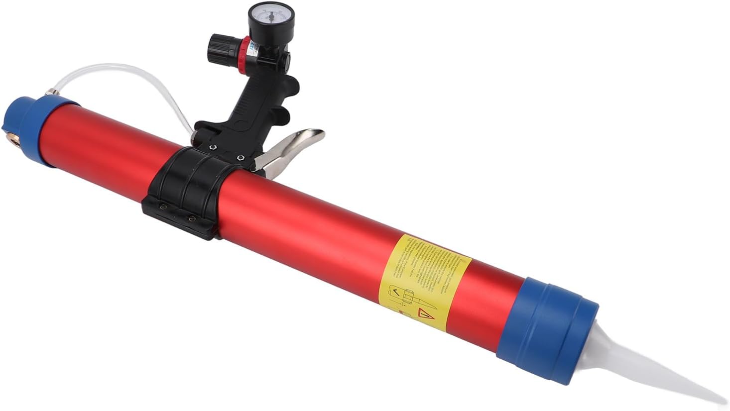 600ML Air Caulking Apparatus Pneumatic Sealing Tool Nozzle Scraper Set G1/4 Sewing Tool for Construction Home Renovation with