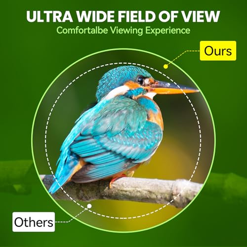 Binoculares Eyeskey Whisper 12x50 para observación de aves miniatura 3