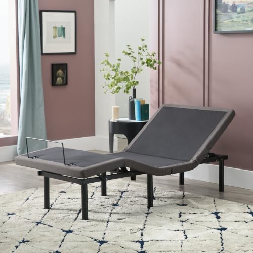 Lucid® L600 Adjustable Bed Frame – Zero Gravity – Massage...