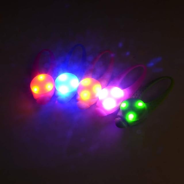 Foto 3 de 3 de Jiacheng29 Luz LED de seguridad con clip para perros, luces para collares
