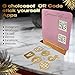 Skywin QR Code Sign for Business – Social Media & Cash App QR Code Sign Stand, Elegant Pink Acrylic Display Holder for Office Desk, Home Decor & Payment Display (Pink)