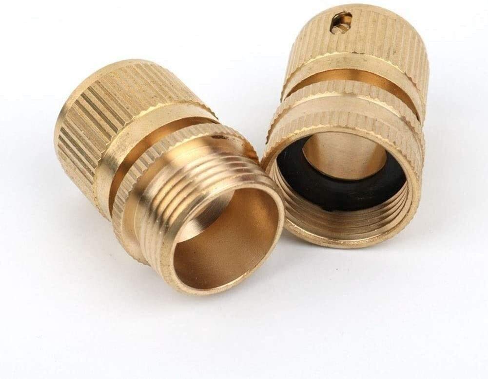 Raccordi filettati 1pc Ottone 3/4" Filettatura Connettore rapido Connettore per pistola ad acqua da giardino Lavatrice per auto Maschio/Femmina 3/4" Adattatore per tubo da 16 mm Convertitore rubinetto