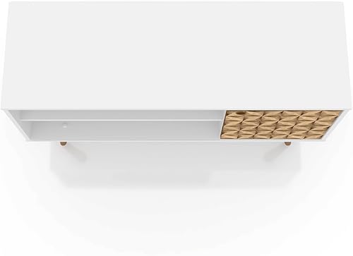 Miniatura 7 de Manhattan Comfort Liberty Soporte de TV moderno de mediados de siglo para televisores de hasta 46 pulgadas, centro de entretenimiento para