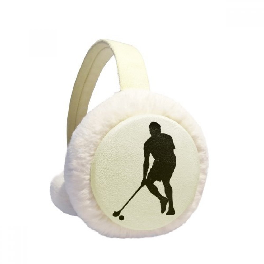 Orejeras de invierno contra el frío de hockey con piel de imitación 5