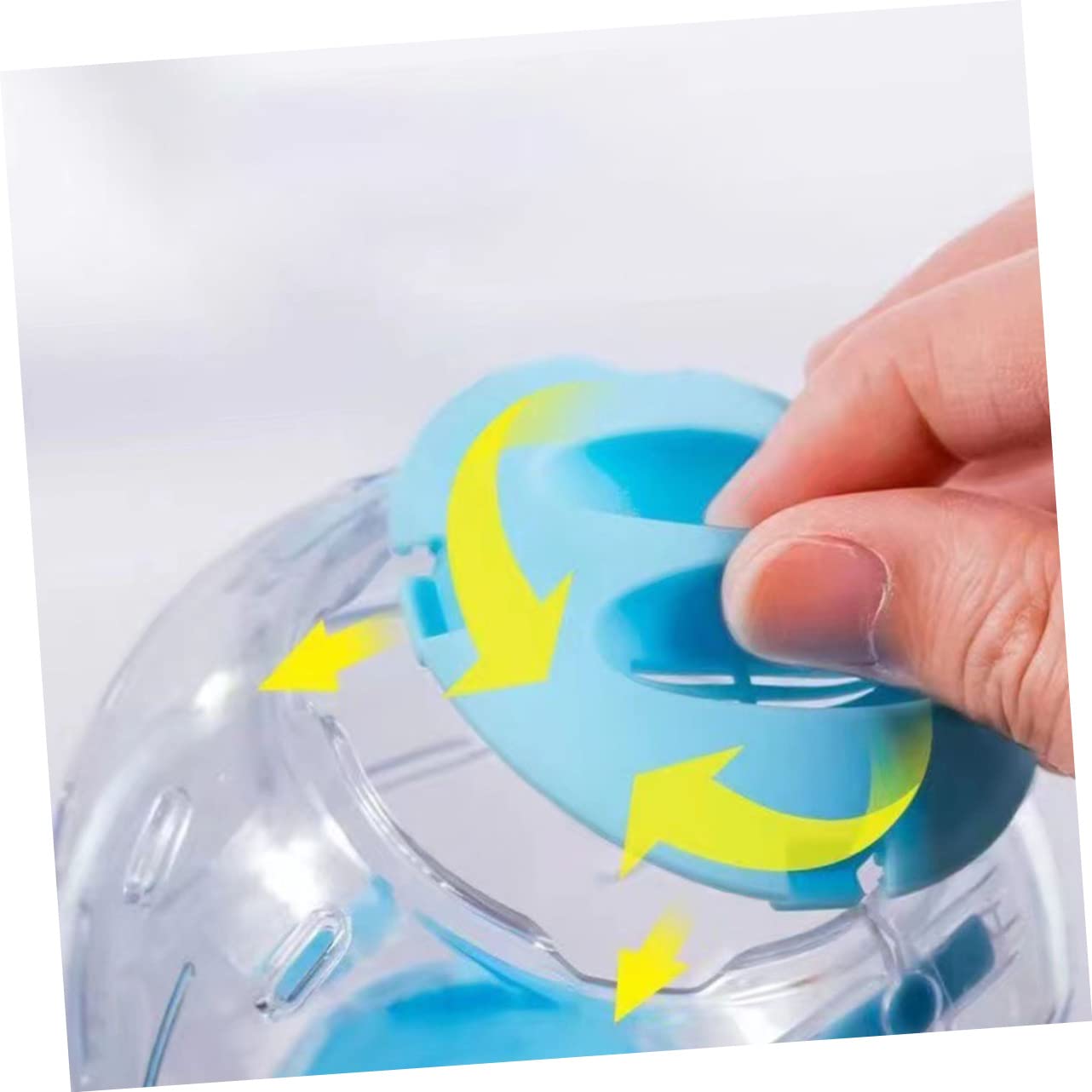 SEWOART Small Hamster Wheel Plastic Exercise Ball for Dwarf Hamsters Long-Lasting Toy