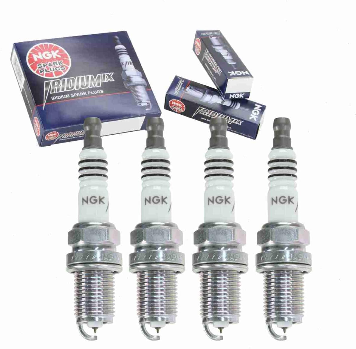 4 pc NGK Iridium IX Spark Plugs compatible with Volkswagen Beetle 1.8L 2.0L L4 1998-2005