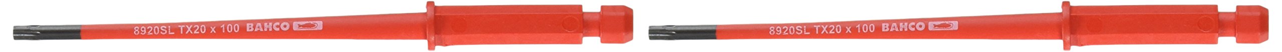 Lames isolées TX20 x100 Bahco 8920SL-2P pour éviter les courts-circuits