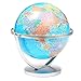 WHHHuan 1pc 360 Rotation World Globe Carte avec Stand Home Bureau de Bureau Décoration Enfants Enfants Ocean Globe Terre Géographie Jouets éducatifs