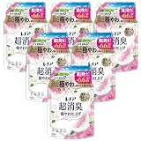 レノア 超消臭 極やわ仕上げ 柔軟剤 ふんわりブロッサムの香り 詰め替え 2020mL×6袋 [大容量] [ケース品]