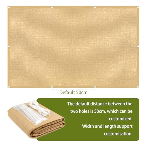 Filet d'ombrage rectangulaire résistant pour couverture potager - 8