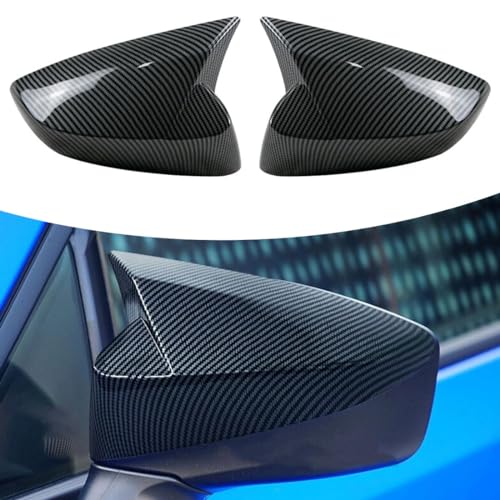 XITER Rear View Side Mirror Cover Side Mirror Cap for 2017-2020 Toyota 86/for 2013-2020 Subaru BRZ,Carbon Fiber