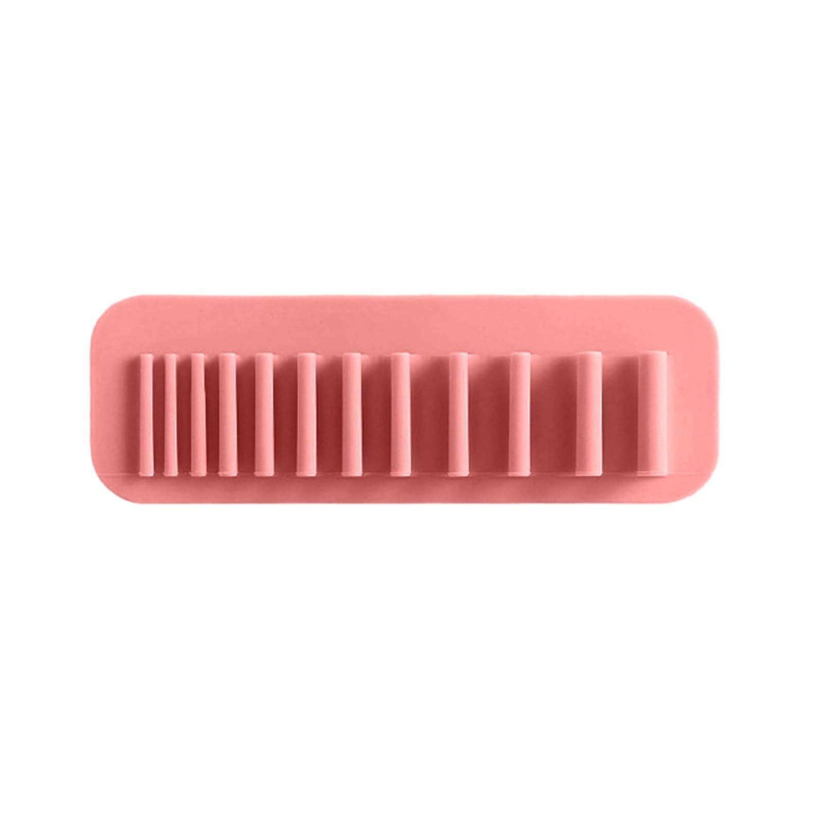 CRFFZ Wall-Mounted Makeup Brush Organizer Silicone Cosmetic Storage Rack Drying Hanging Brushes Holder Silicone Holder Cosmetic Storage