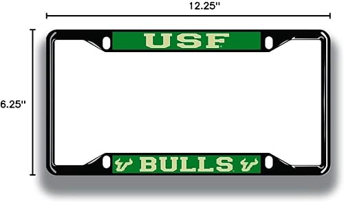 Vista 22 de Elite Fan Shop Marco de matrícula NCAA, color negro