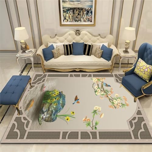 Tapis de salon doux résistant et facile à nettoyer grand format 200x250cm - 2