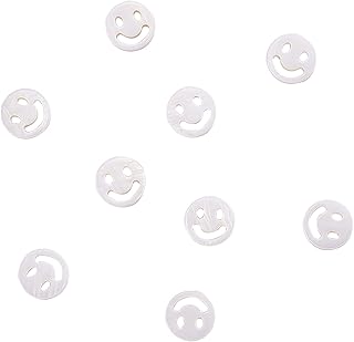 LiQunSweet Cute Smiling Face Shell Beads