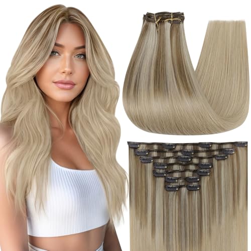 Full Shine Clip in Extensions for Women 16 Inch Teddy