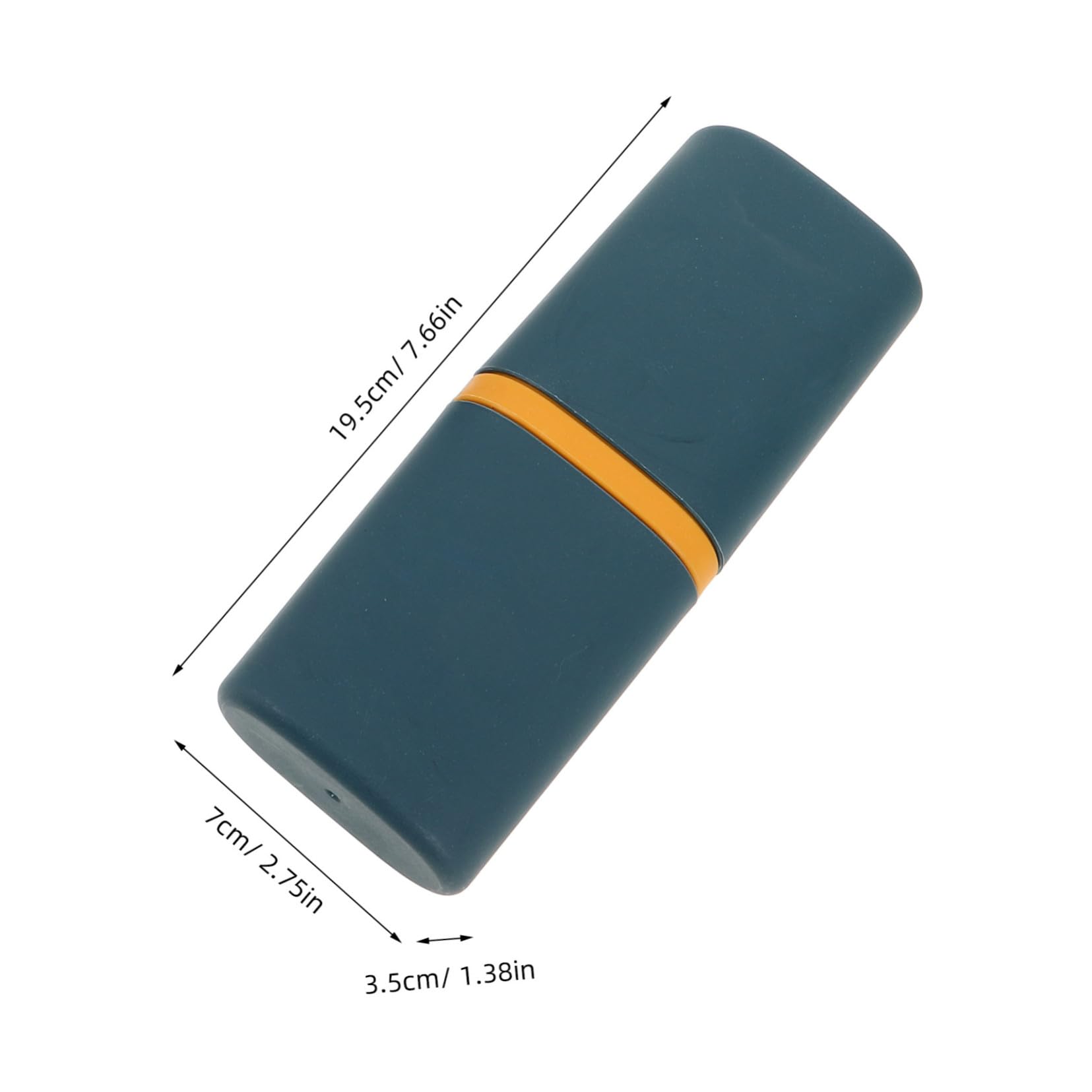 Beaupretty 8piezas Artículos De Aseo De Viaje Para Camping Escuela y Viajes De Negocio Incluye Estuches Portátiles Para Cepillos De Dientes y Contenedor Para Pasta De Dientes