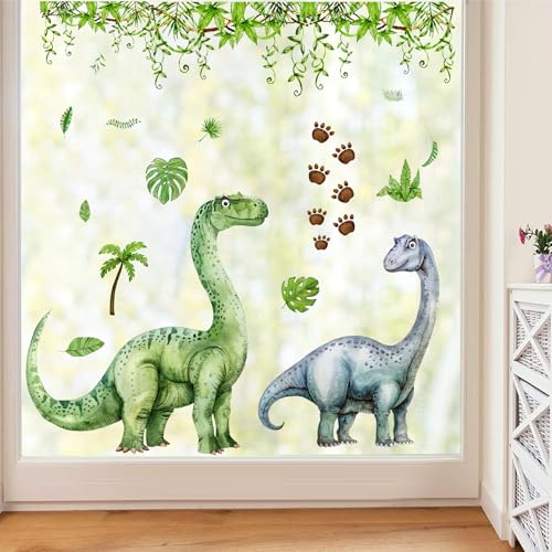 Vinilos grandes dinosaurio acuarela adhesivos para pared miniatura 5