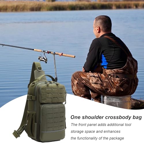 Eslinga de pesca ligera para camping y senderismo sin peso extra 3