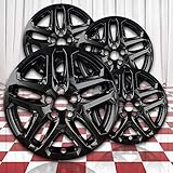 Brighter Design Gloss Black 17in Wheel Skin Overlays for Ford Fusion 2013-2016