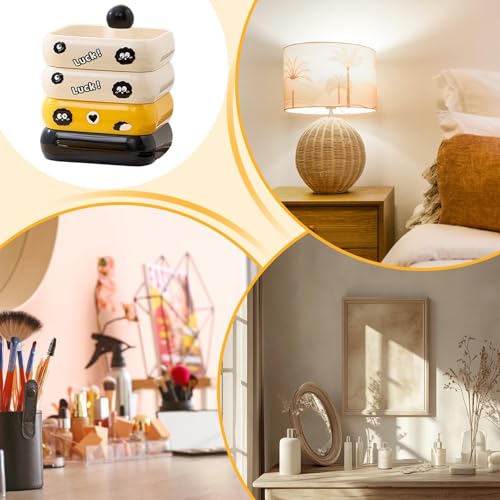 Boîte à bijoux rotative pour dortoir et coiffeuse de chambre