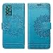 Produktbild betterfon ZTE Blade V30 Vita Hülle, Handyhülle ZTE Blade V30 Vita - Flip Case Klapphülle Handytasche Schutzhülle PU Leder mit [ Kartenfach, Standfunktion ] Kompatibel zu ZTE Blade V30 Vita Blau