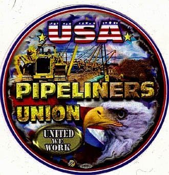 5 Pipeliners Full Color Hardhat Stickers BW10