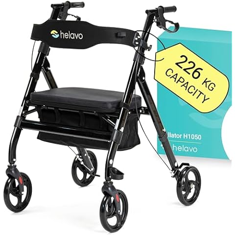 Helavo Bariatric Walker with Adjustable Seat Cover