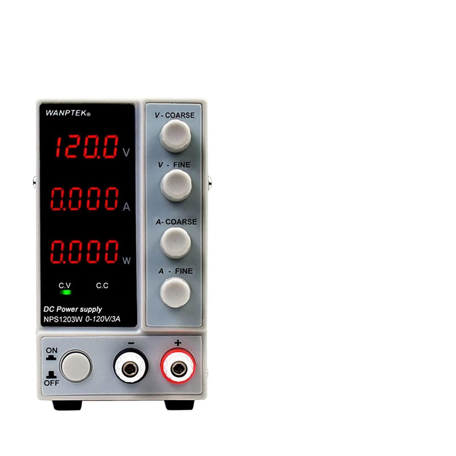 Alimentation CC variable contre les surcharges électriques de laboratoire 120V
