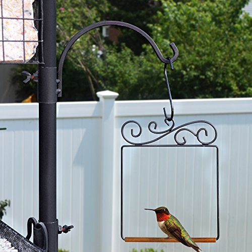 image for Gray Bunny Premium Hummingbird Swing, Rust Resistant Metal Frame, Wood