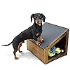 Step ramp for dogs solid hardwood with 3 finish options combination ramp step with storage cubby to save space for dogs who could use a helping step up made in north america  urban country home decor