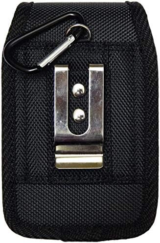 New Premium Pouch Case with Belt Clip for Dexcom G6 Mobile CGM System (Display Device Receiver)-SNK Retail Packaging (V2/Black)