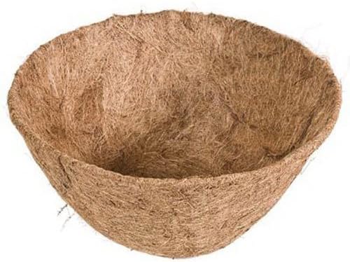 Panacea 84166 Round Coco Fiber Replacement Liner, 10-Inchx5-inch, Natural
