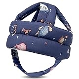 Baby Head Protector for Crawling Walking, Baby Helmet Adjustable No Bumps and Soft Cushion, Infant Safety Cap for Kid Learning to Walk (Staly I)
