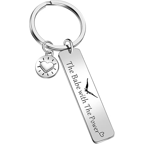 Feminist Jewelry - Girlfriend & Daughter Gift Keychain - Movie Inspired Babe Jewelry