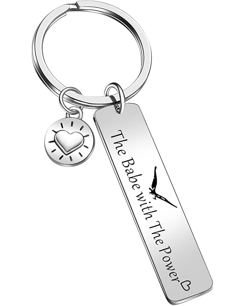 Feminist Jewelry - Girlfriend & Daughter Gift Keychain - Movie Inspired Babe Jewelry