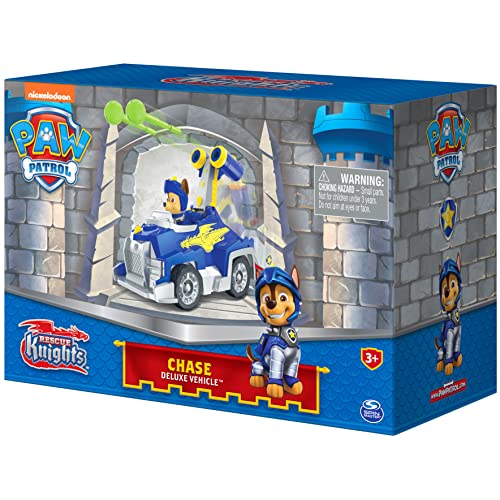 Paw Patrol, Rescue Knights Chase Transforming Toy Car With Collectible Action Figure, Kids Toys For Ages 3 And Up #TOP6