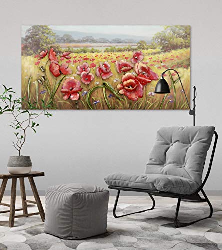 KunstLoft® Metalen schilderij 'Blooming Meadows' 120x60x5,5cm handgemaakte wanddecoratie - Image 6