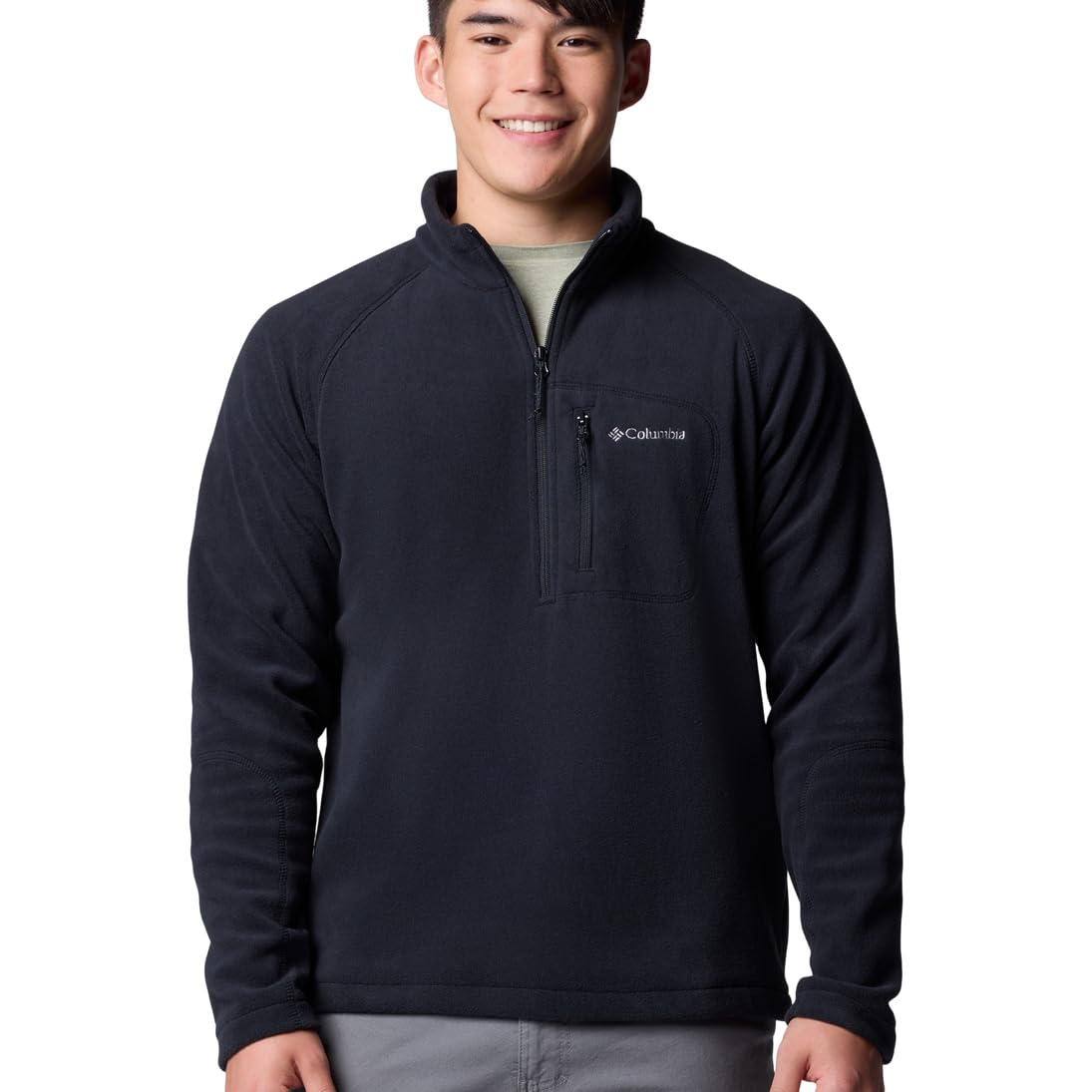 Columbia Sportswear Men's Black Columbia - Fast Trek™ Iii Half Zip Fleece Pullover - Xxl