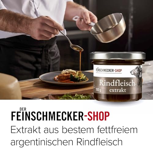 Der Feinschmecker 100g Südamerikanischer Rindfleischextrakt I Mit argentinischem Rindfleisch I Ohne Farb- und Konservierungsstoffe I Höchste Qualitätsstandards aus rein natürlichen Zutaten